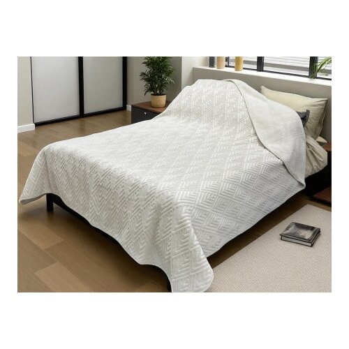  Ćebe Merinos 220x160cm A3 Kocka Bež boja ( VLK000394-A3kockabez ) Slike
