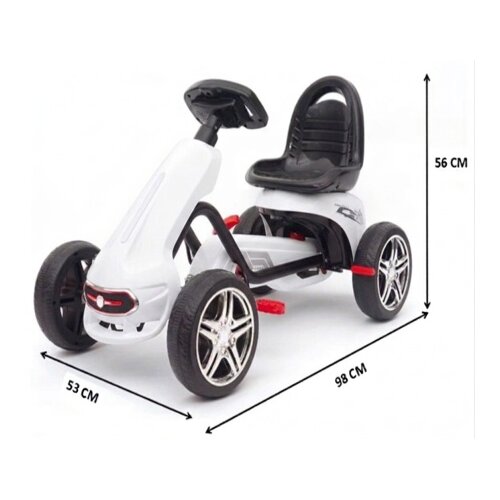Baby karting mini na pedale y-pc086 bela ( 608604B ) Cene