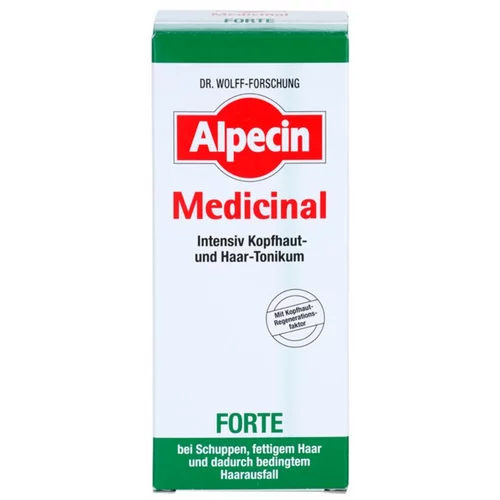 Alpecin medicinal forte intensive scalp and hair tonic tonik proti mastnemu prhljaju in izpadanju las 200 ml unisex