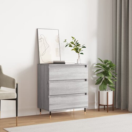  Komoda sivog hrasta sonome 60x35x70 cm od konstruiranog drva Cijene