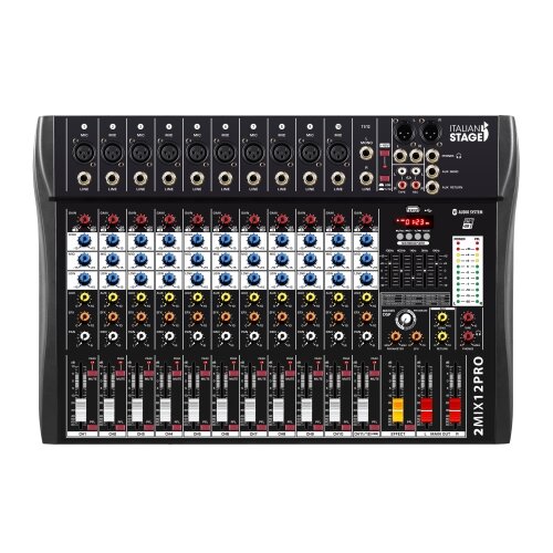 Italian Stage 2MIX12PRO 12kanala EFX,Media Player,BT mikseta Slike