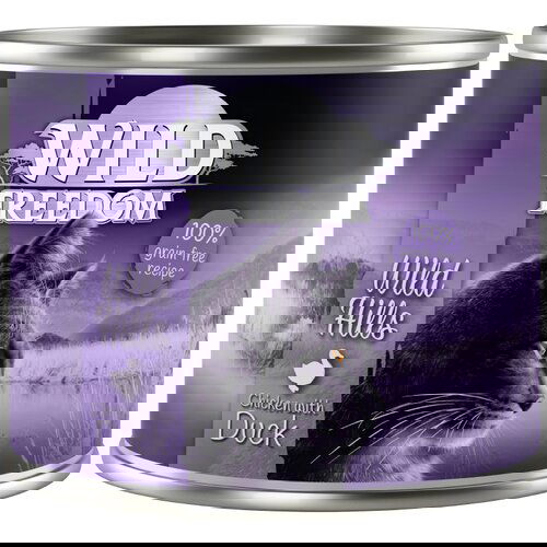 Wild Freedom Adult 6 x 200 g - Mix II (2 x piletina, 2 x losos, 1 x govedina, 1 x pačetina) Slike