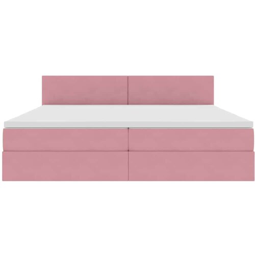  Krevet s od storage s madracem Ružičasta 200 x 200 cm Bar&amp;scaron;un Slike