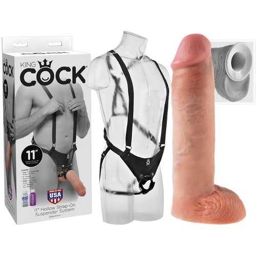 King Cock Strap-on 11 - strap-on dildo s pojasom (prirodni) Cijene