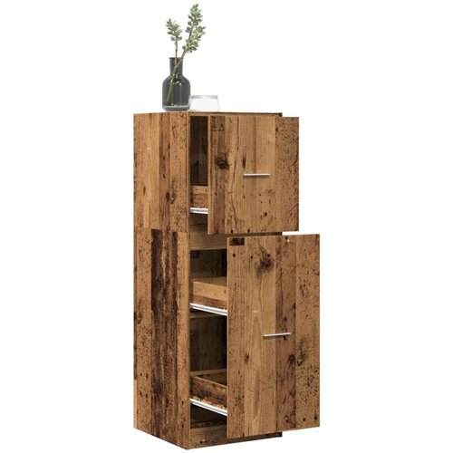 vidaXL Ormarić za lijekove boja starog drvo 40x41x118 cm drveni Cene