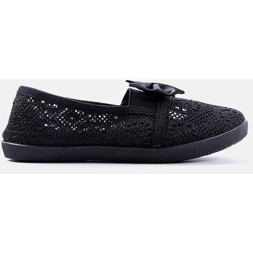 Gemre Black lacy children's ballet flats Bubby Cijene