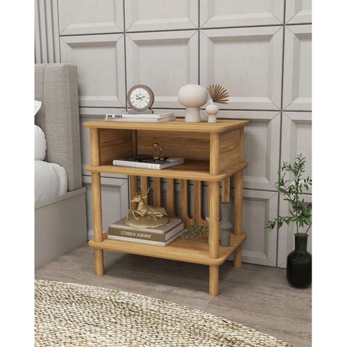 Hanah home bella oak bočni sto Slike