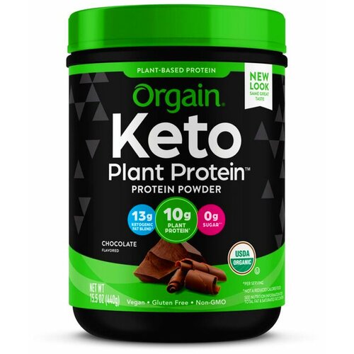 Orgain biljni protein keto čokolada 440 g Slike