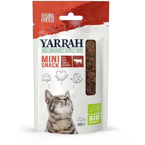 Yarrah Bio Mini Snack za mačke - Varčno pakiranje: 3 x 50 g Cijene