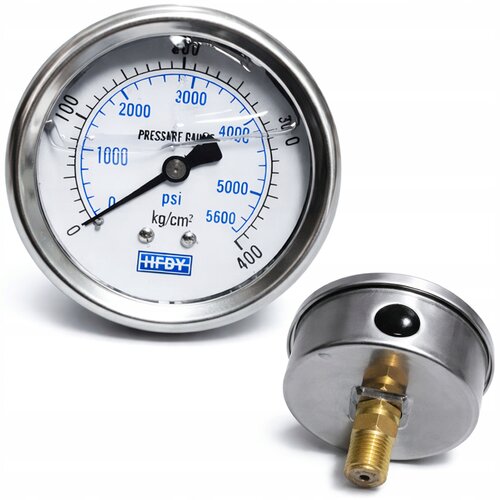 Rosfix Manometer Surge Gauge Pro 400 &ndash; Manometer Za Airless Brizgalno Napravo Nadomestni Del Za Surge Eco WF 1800W | 5600 PSI, G 1/4" BSPP, Kovinska Ohi&scaron;j, (5000211872) Cene