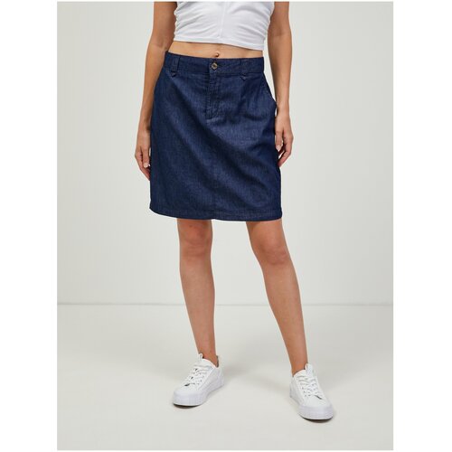 Orsay Dark blue denim skirt - Women Slike