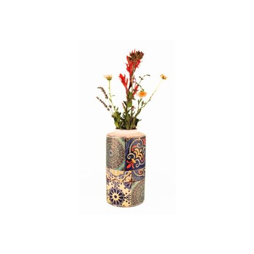 WALLXPERT decorative pot multicolor keramička vaza YL624 Slike