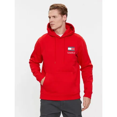 Tommy Jeans Jopa Essential Flag DM0DM18418 Rdeča Regular Fit