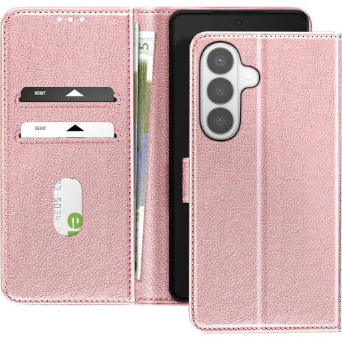 AVIZAR Chesterfield preklopna torbica za Galaxy S26 s stojalom, Roza, (5000306820) Slike