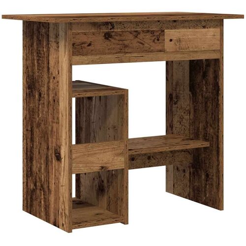 vidaXL Pisalna miza starinski les 80x45x74 cm inženirski les Cene