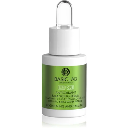 BasicLab Dermocosmetics Esteticus serum za osvetljevanje z antioksidacijskim učinkom 15% Vitamin C 15 ml