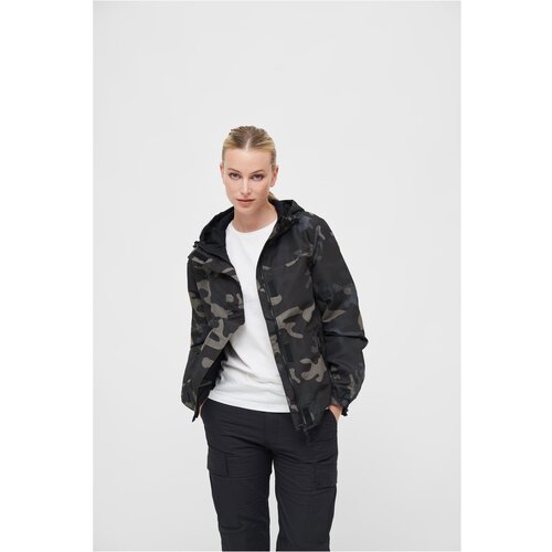 Brandit Women&amp;#039;s summer windbreaker with darkcamo front zipper Slike