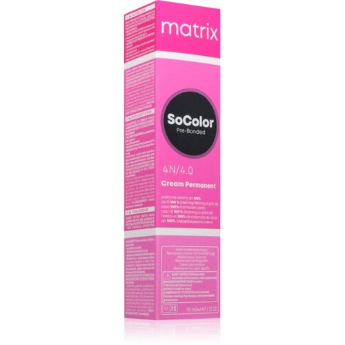 Matrix SoColor Pre-Bonded permanentna barva za lase za prekrivanje sivin odtenek 4N 90 ml Cene