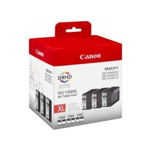  Kartuša Canon PGI-1500 XL črna/black - original 3 KOSI Cene
