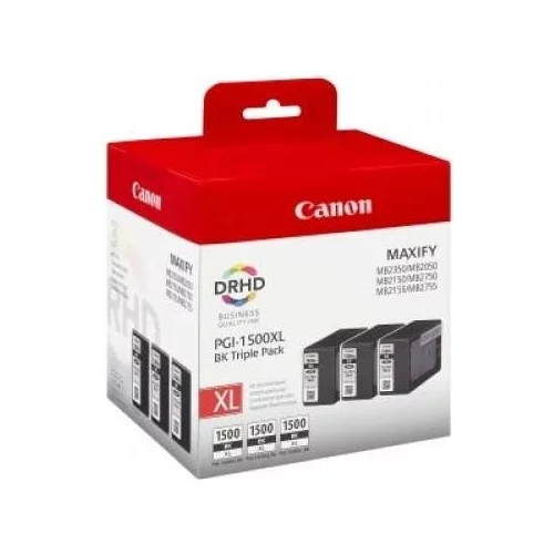  kartuša Canon PGI-1500 XL črna/black - original 3 KOSI