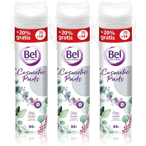 Bel Face & Body blazinice za odstranjevanje ličil ugodno pakiranje 3x84 kos Cene