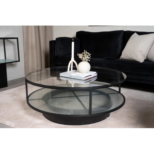 Furniture Fashion Falsterbo klub stolić ⌀100 cm, crni Cijene