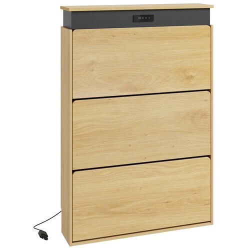 SoBuy Omarica za čevlje Su&scaron;ilna funkcija Barva Svetli hrast 78x19x115.4cm FSR226-E-N, (5000486874) Cene