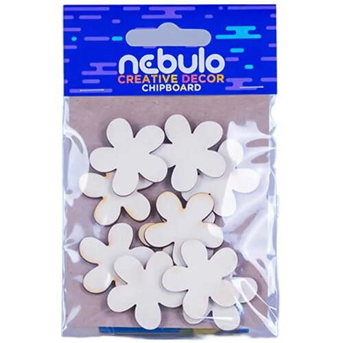 NEBULO mini cvjetovi kartonski ukrasi set od 10 komada Slike