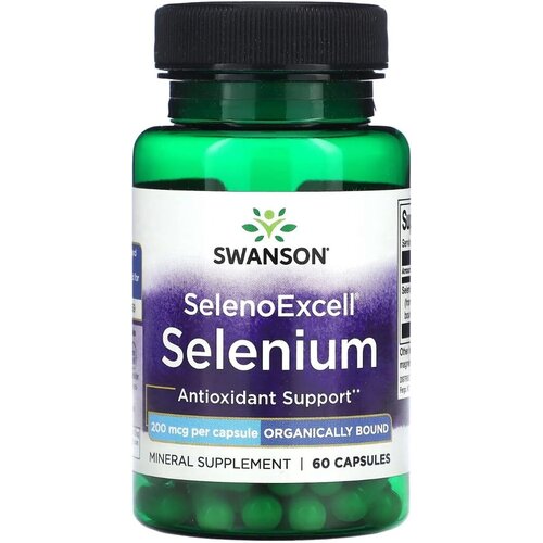 Swanson Selenium Complex, 200 mcg, 60 kapsula Slike