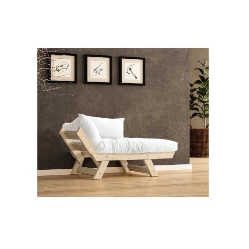 Hanah home Vrtna sofa sa jednim sedi&scaron;tem i jastukom, Natur-ljubičasta Cijene