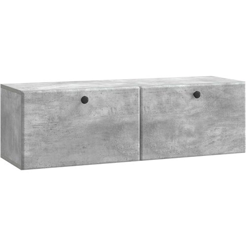 TV ormar za zid 98 x 31 x 30 cm Betonska siva Konstruirano drvo Cene