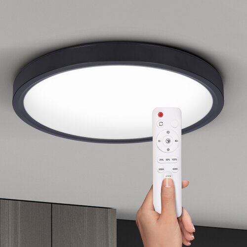  Brilagi-LED prigu&amp;scaron;iva svetiljka ESTELA LED/36W/230V 3000-6500K prečnik 30 cm crna+daljinski upravljač Slike