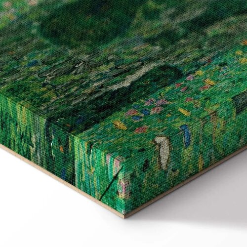 Slika - Gustav Klimt &amp;ndash; Ober&amp;ouml;sterreichisches Bauernhaus 40x40 Akustična Slike