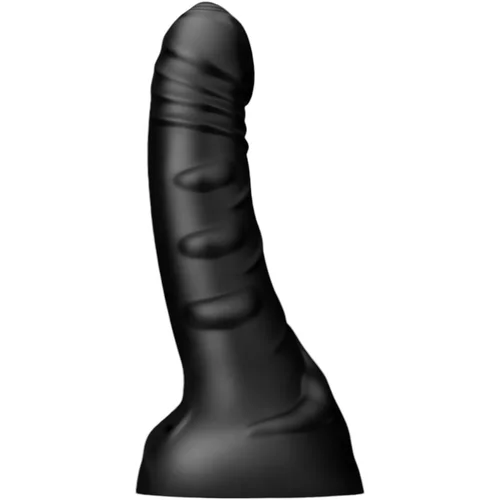 BUTTR Black Hawk - realistični analni dildo (crni)