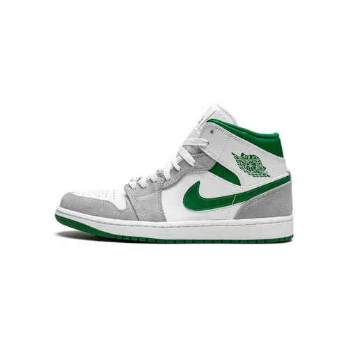 Nike Air Jordan 1 Mid Grey Green Zelena