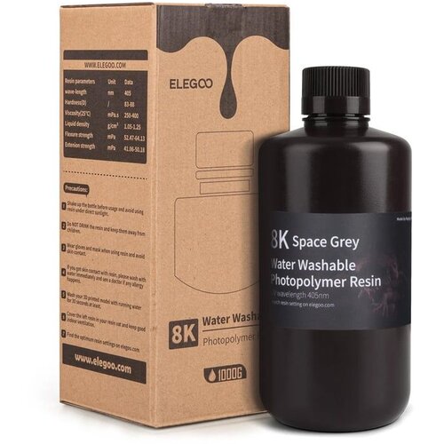  8K Water-washable Resin Space Grey - 1.000 g Cene