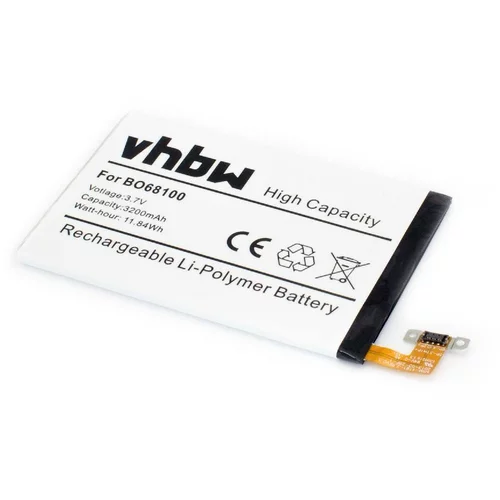 VHBW Baterija za HTC Butterfly S / 901S, 3200 mAh