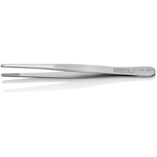 Knipex precizna pinceta tupi oblik izvedba &amp;scaron;iroka, okrugli vrhovi, ravni, povr&amp;scaron;i Slike
