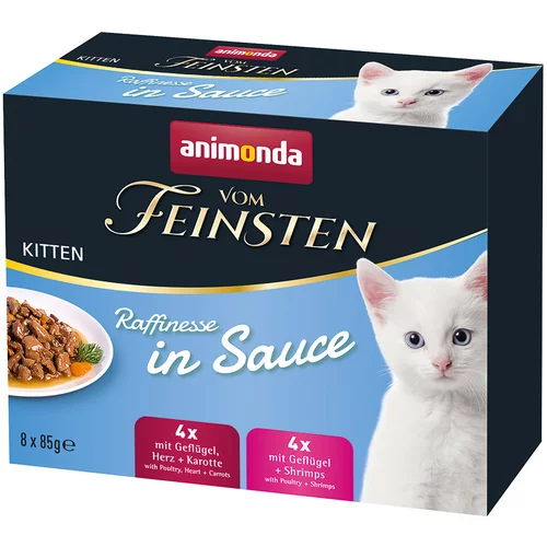 Animonda Mešano pakiranje vom Feinsten Adult Raffinesse v omaki za mačje mladiče - 8 x 85 g