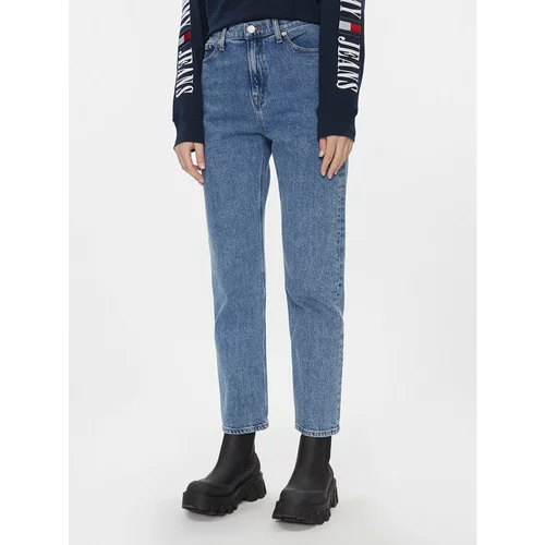 Tommy Jeans Jeans hlače Julie DW0DW17491 Modra Straight Fit