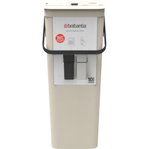 Brabantia Sort & Go posuda za recikliranje, 40 l - Soft Beige Cijene