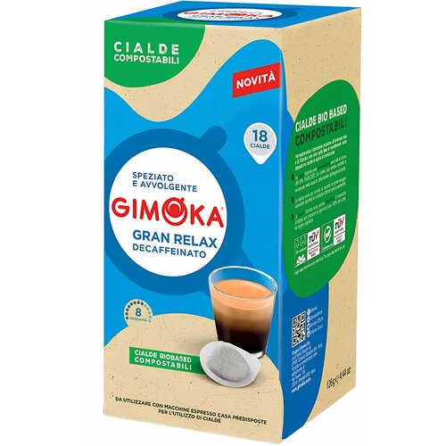 GIMOKA Gran Relax Decaffeinato 18/1 Cene