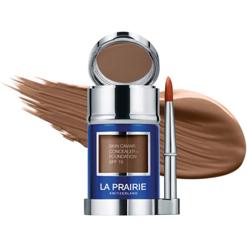 La Prairie Skin Caviar Concealer Foundation puder in korektor SPF 15 odtenek N-70 Nutmeg 30 ml Slike