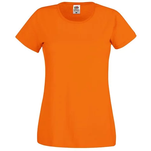 Fruit Of The Loom Orange Women's T-shirt Lady fit Original