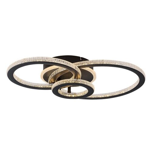 Rabalux plafonjera Maziar, LED, Sa daljinskim, 40W, 3000-6500K, 52x35cm, Crna Slike