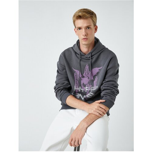 Koton Sweatshirt - Gray - Oversize Slike