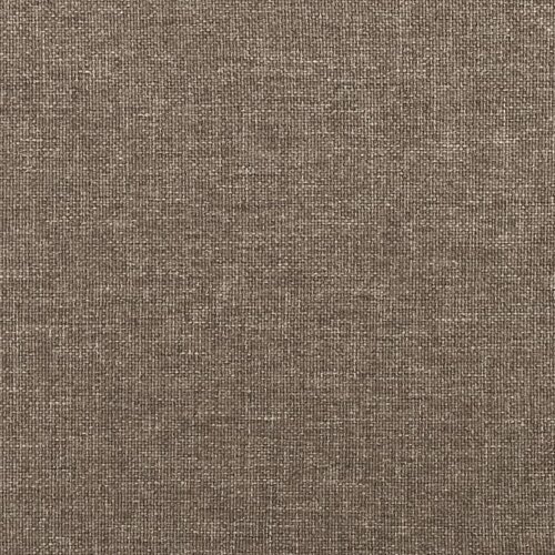  Uzglavlje s u&amp;scaron;ima smeđesivo 103x16x78/88 cm od tkanine Slike