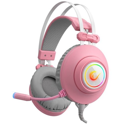  Slu&scaron;alice sa mikrofonom gaming RAMPAGE RM-K1 PULSAR pink, USB, 7.1 Surround+Vibration, RGB, dugi fleksibilni mikrofon, 36130 Cijene