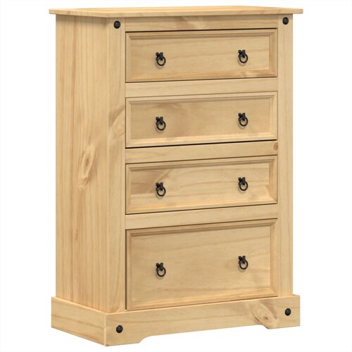  Ladičar Corona 80 x 43 x 114 cm od masivne borovine Slike