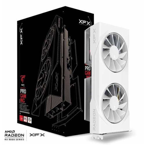 XFX Graphics card. Swift RX 9060XT OC White 8GB Slike